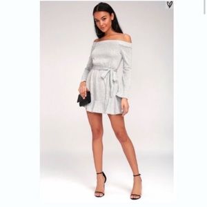 Lulu sweater grey dress